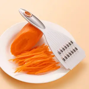 Multi-Functional Metal Vegetable Slicer, Vegetable Shredder, Manual Food Knife Sharpener and Cutter, Ideal Kitchen Tool for Potatoes, Potato Cutter for Fries, Home Use