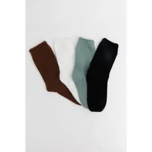 Cozy Fuzzy Crew Socks fuzzy sock