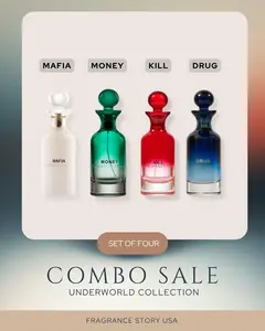 Fragrance Story Mafia, Money, Kill & Drug Men 3.4 Combo Sale Underworld Collection by Fragrance Story