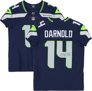 Sam Darnold Seattle Seahawks Autographed Nike Navy Elite Jersey - Fanatics Authentic Certified