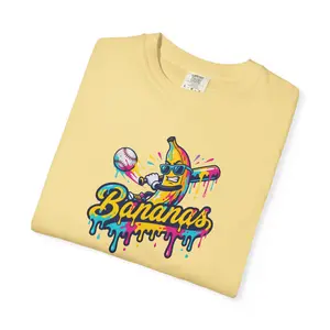 Banana baseball tshirt , Funny Banana Shirt, School Mascot shirt