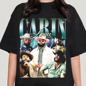 Women's Vintage Carin León Graphic T-Shirt - Mexican Music Corridos Retro Concert Tee, Spandex Flat Check Casual Fit Unisex Fan Gift