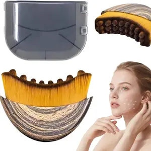 Lymph Drainage Facial Brush, Ergonomic Design, Precision Fit Skin, Dry Lymphatic Massage Tool, Ideal for Face Contouring, Facial Cleansing Tools