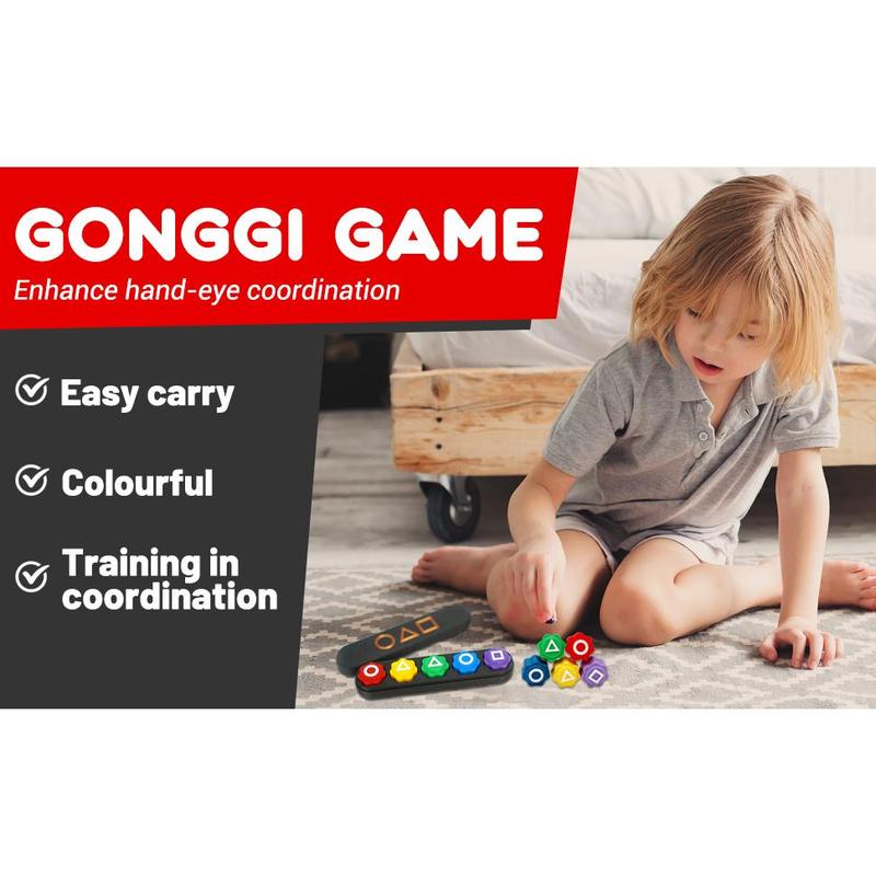 🎉Gonggi Game Set, Squid Gonggi Korean Game, Gonggi Stones Gonggi Korean Jacks, Korean Traditional Gong Gi Game Play, gifts boyfriend Colorful Durable
