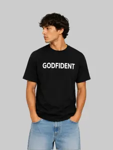 GODFIDENT Men's Short-Sleeve T-Shirt - Casual Menswear Top for Daily Wear