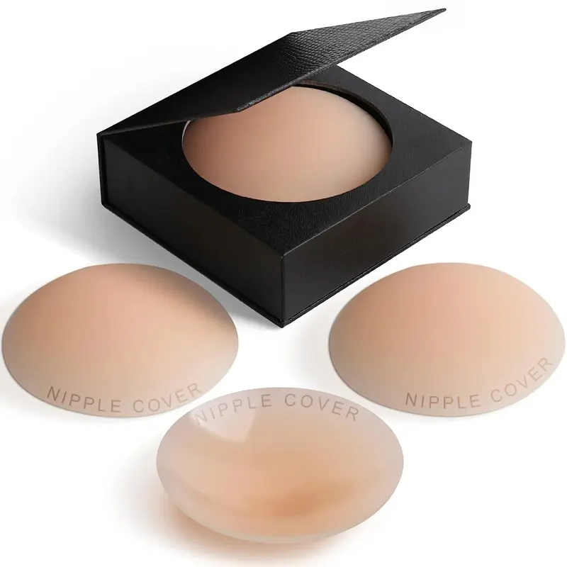 10 psc Sexy Women's Silicone Nipple Cover Breast Petals Reusable Adhesive Invisible Pasties Push-up Bra Pad Sports Sports Underwear