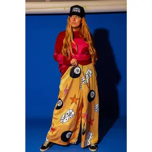 She's So Lucky Wide-Leg Pants