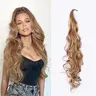 Women's 32-in Synthetic Body Wave Wrap-Around Ponytail Hair Extension - Comfortable, Flexible, Soft Long Accessory for Women/Girls, Ponytail Hairstyles, Carnivals, Concerts, April Fools