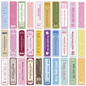 30-Piece Cute Bookmark Set, Book Page Markers, Fun Reading Accessories for Women, Ideal for Book Clubs & Fans, Dark Romance Fantasy Horror Real Crime Gifts