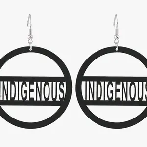 Indigenous Hoop Earrings