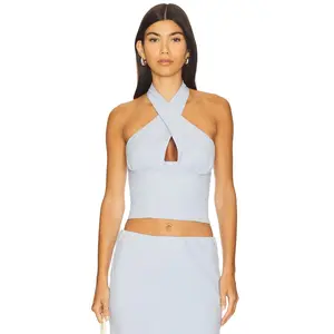 SEVEN WONDERS Billie Top in Sky Blue