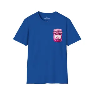 Jesus Is My Jam T-Shirt | Jam Jar Illustration, Christian Faith Tee | 100% Ringspun Cotton | Soft, Cozy, Comfy Christian Shirts for Moms
