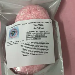 Freeze Dried Snowball Cakes - Net Wt. 5 oz Product of Private Reserve - Contains Allergens - Nata Flavor