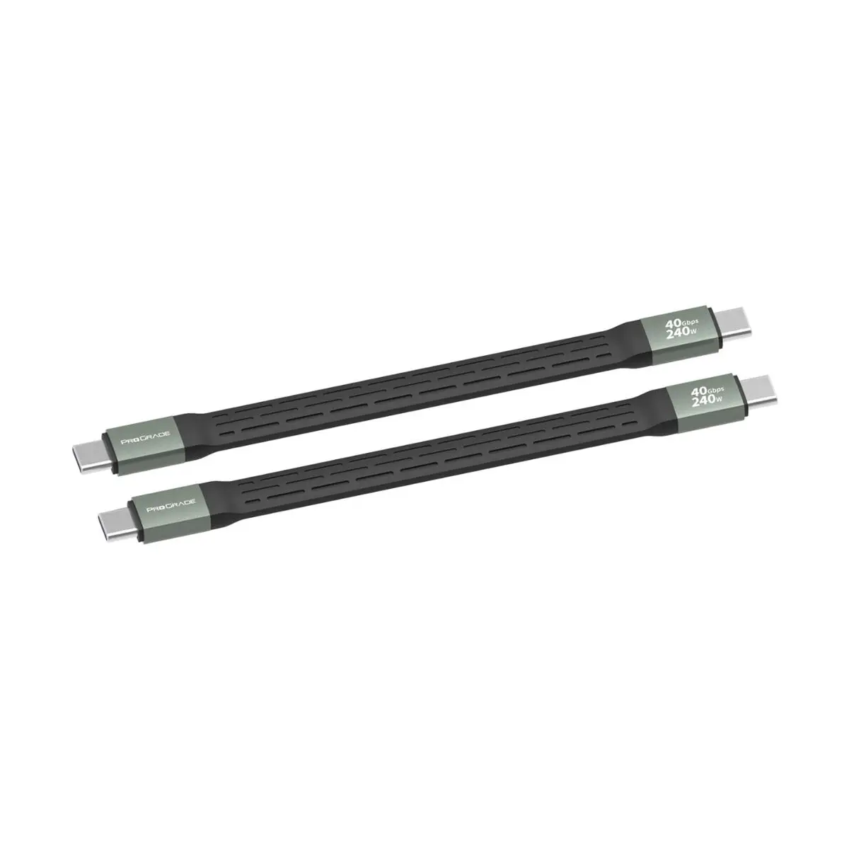 Prograde Digital 5.5" 40Gbps USB 4.0 Type-C to Type-C Flex Cable, 2-Pack