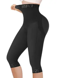 Women's Shapewear Underwear Set, High-Waisted Butt-Lifting Panties & Slimming Leggings, Casual Plain Design, Comfortable Daily Wear