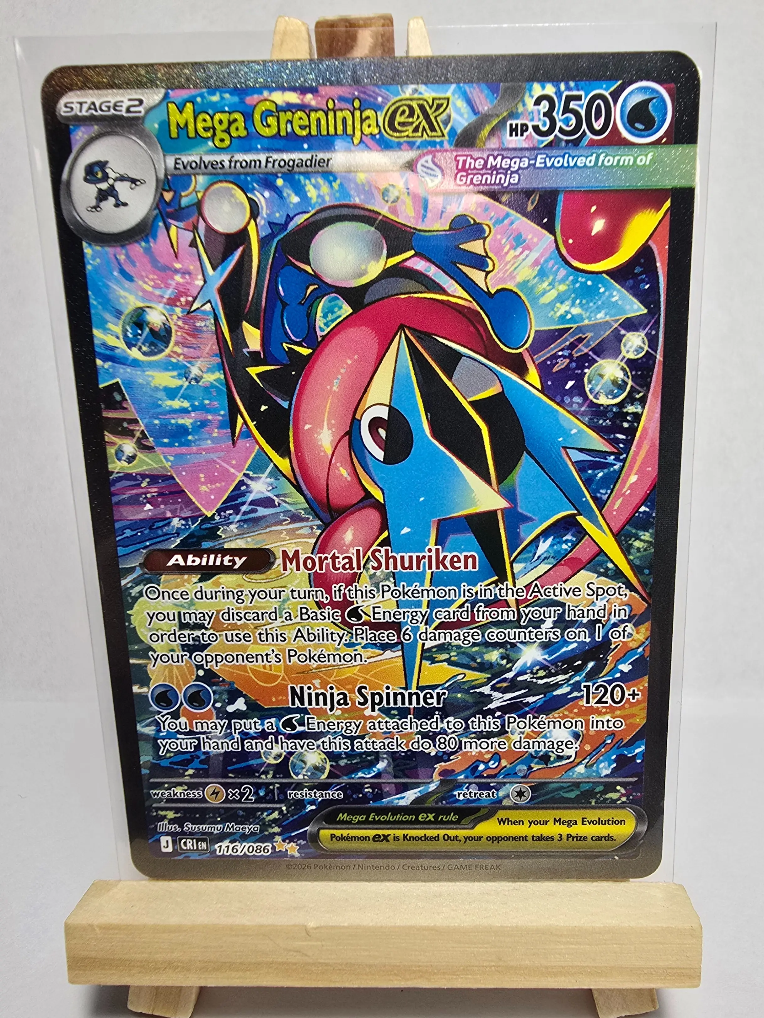 Mega Greninja Pokemon Card
