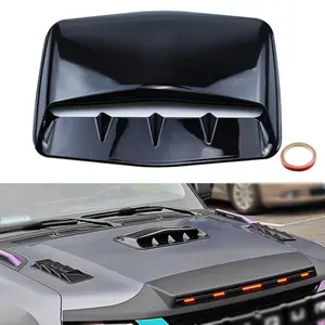 Universal Car Engine Hood Vent Decorative Outlet, Abs Realistic Vent Mask Fake Outlet Car Sticker, Exterior Decoration for Cars, Car Decals