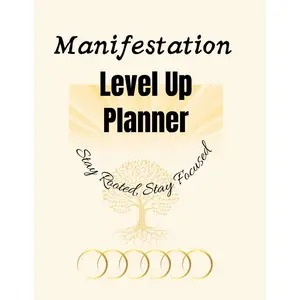 Manifestation Level Up Planner | 2025 Goal Setting and Gratitude Journal: 77 Pages for Daily Reflection, Vision Boards, and Growth Paperback – December 28, 2024