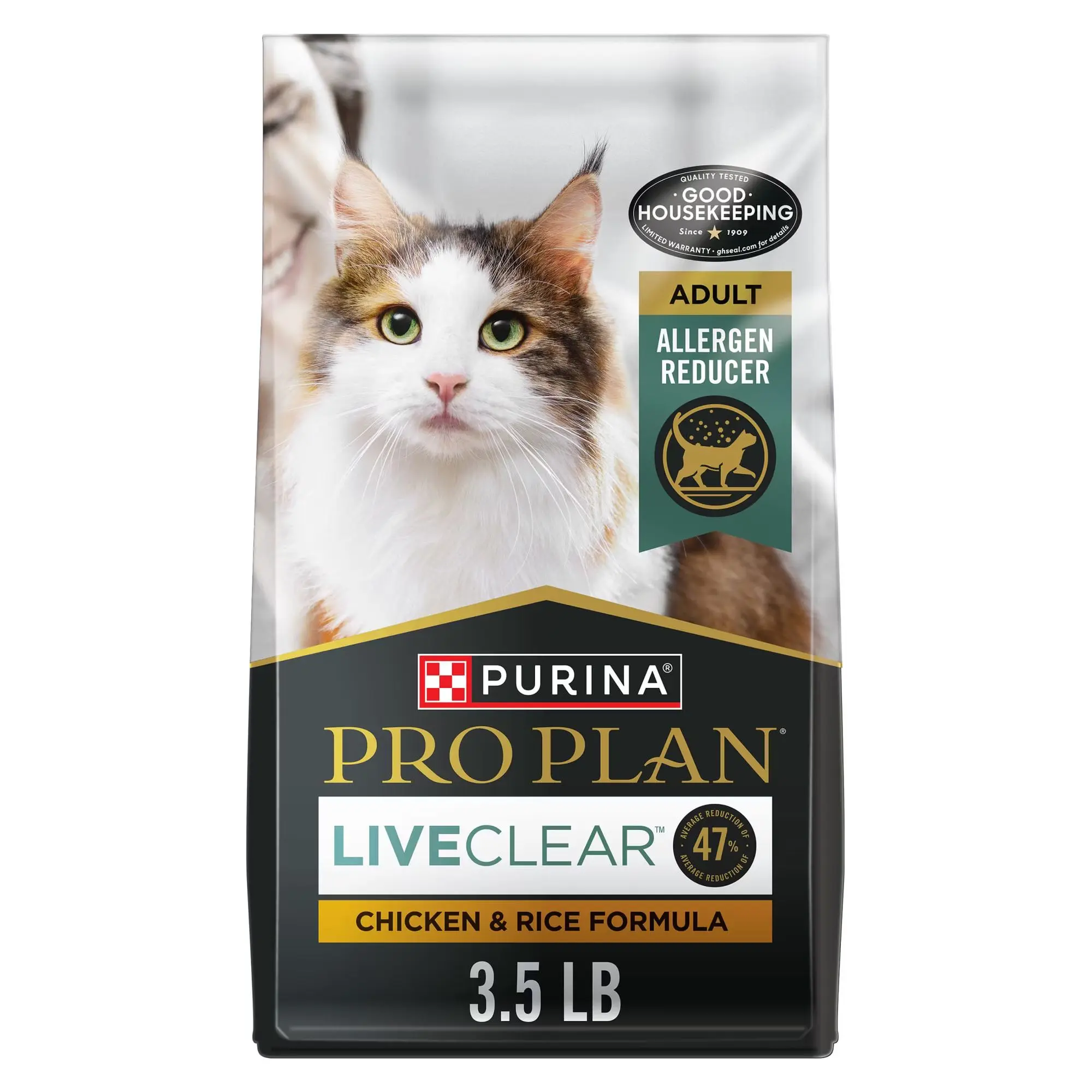 Purina Pro Plan LiveClear Cat Allergen Reducing Adult Dry Cat Food With Chicken and Rice