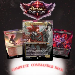 Abyssal Dominion MTG Proxy Deck + MTG Commander + Token