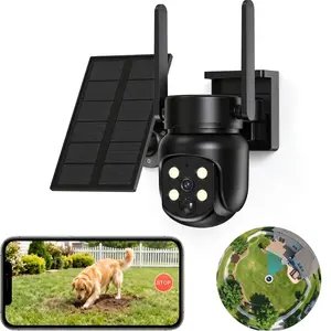 360° Outdoor Pet Camera: Watch Every Corner of Your Backyard - Catch Digging Stop Barking in Seconds - Purpose-Built for Backyard Dog Parents