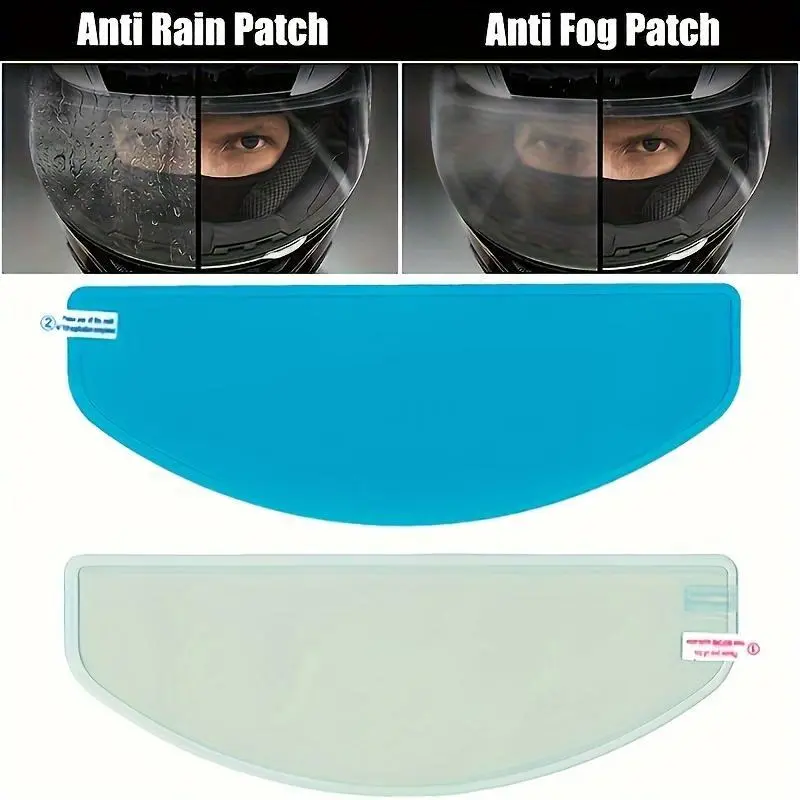 Universal anti fog lens patch for motorcycle helmets, rainproof, anti fog and anti fog film for riding helmets, helmet accessories, Riding Gear