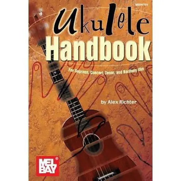 USED Book - Ukulele Handbook: For Soprano, Concert, Tenor, and Baritone Uke by Richter, Axel (Paperback) - english