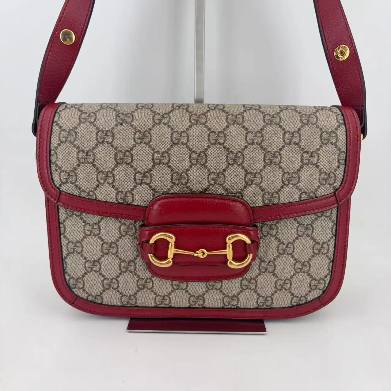 Pre-owned GUCCI Canvas Shoulder bags Monogram 1955 Shoulder Bags