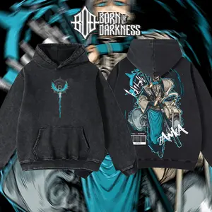 BornOfDarkness - Zanka Gachiakuta Vintage Unisex Oversize Anime Manga Washed Cotton T-shirt, Graphic Tee, Anime Lover, Anime Merch Fan, Outfits Men, Boys Merch