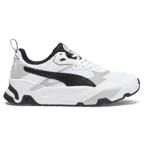 PUMA Womens Trinity Lace Up Sneakers Shoes Casual - White