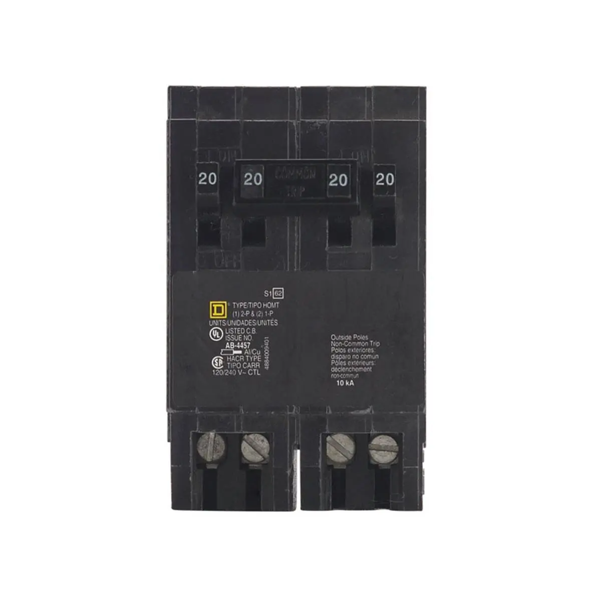 Square D  HomeLine 20A Tandem 2-Pole Circuit Breaker