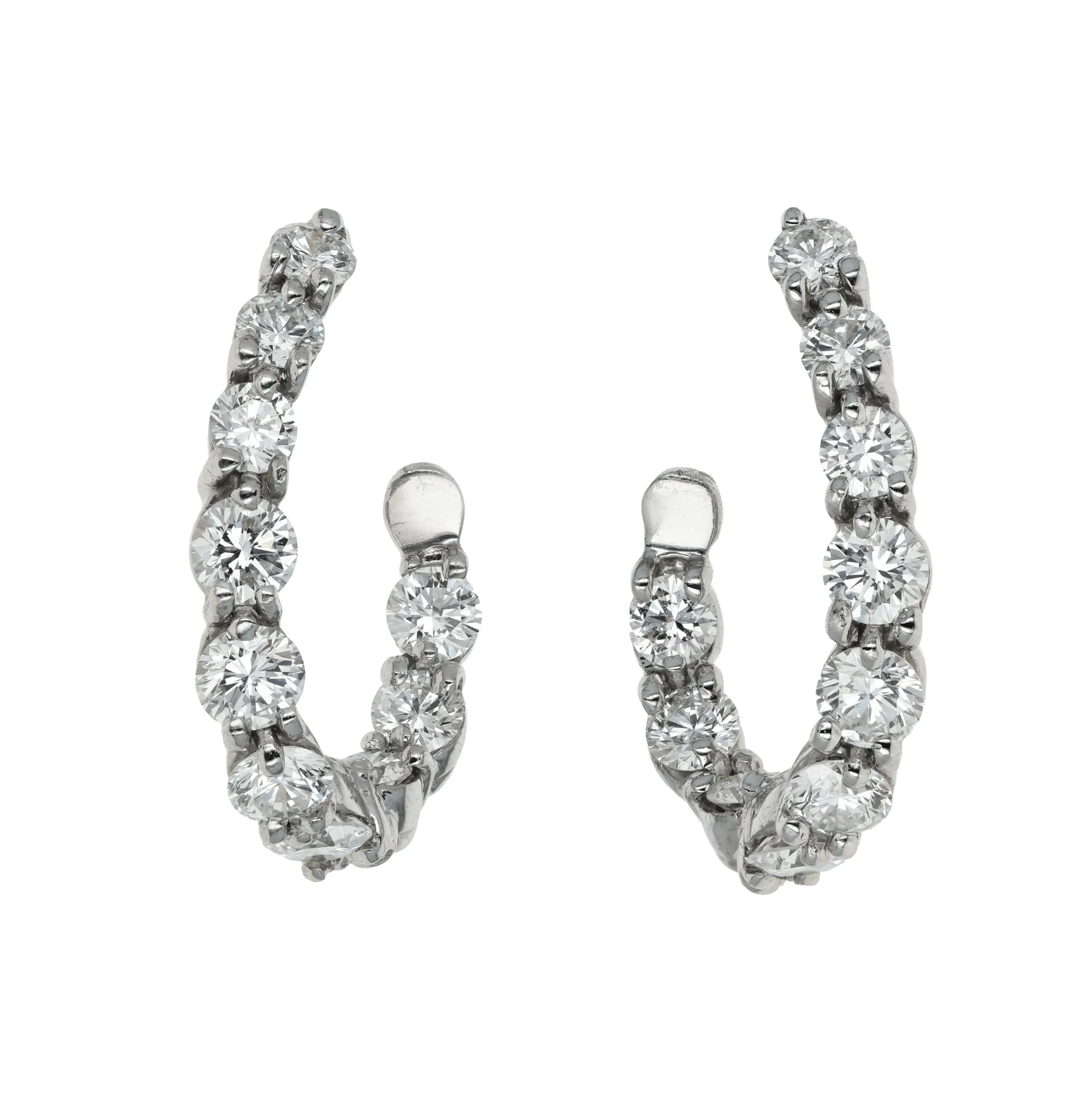 Pre-owned Tiffany & Co. Inside out Hoop Earrings