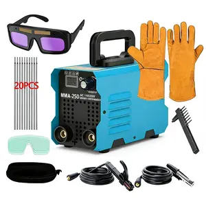 MINI Portable Welding Machine, 250Amp Stick Welder, AC 110V smart conversion, LED Display Digital Welder, Portable MMA Arc Welder