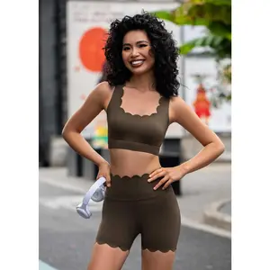 Summer sports top for running, fitness training, yoga bra, comfortable and breathable with chest pads, push-up Pilates tank top