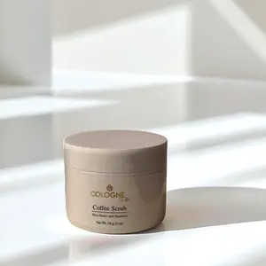 COFFEE SCRUB – Exfoliating & Hydrating Coffee Body Scrub for Smooth Skin, Prepares Skin for Deep Moisture with Cologne Butter