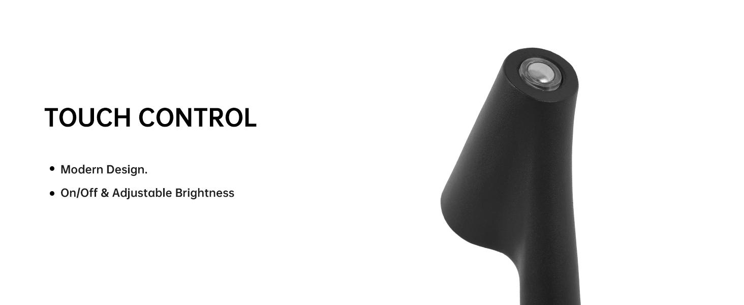 Rechargeable Touch Table Lamp, Waterproof Battery Operated Desk Light, 3 Level Dimmable Brightness for Bedroom Living Room Nightstand Reading home commercial use