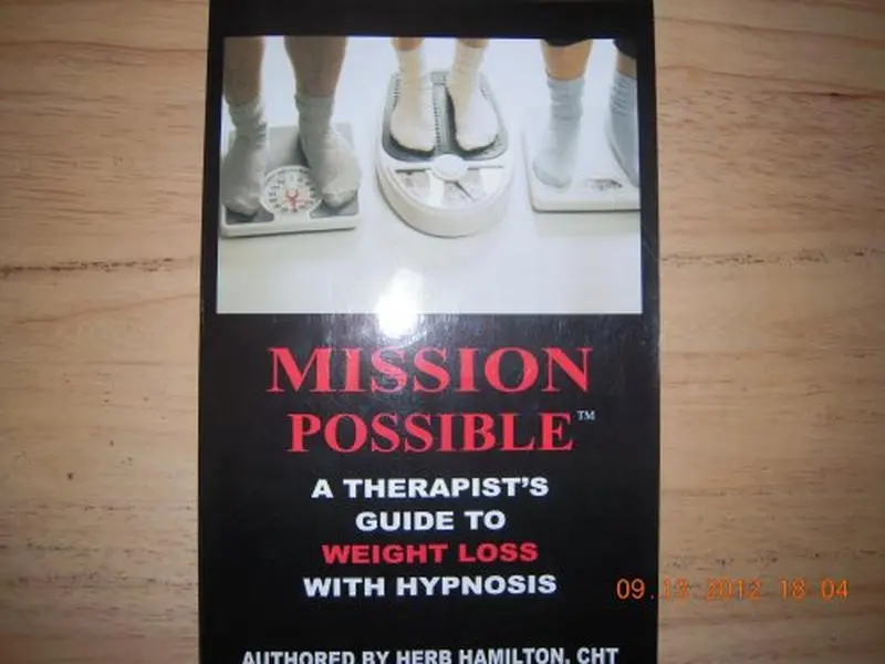 USED Book - Mission Possible: a Therapist's Guide to Weight Loss with Hypnosis(Book and CDROM) by CHT Herb Hamilton (Paperback) - english