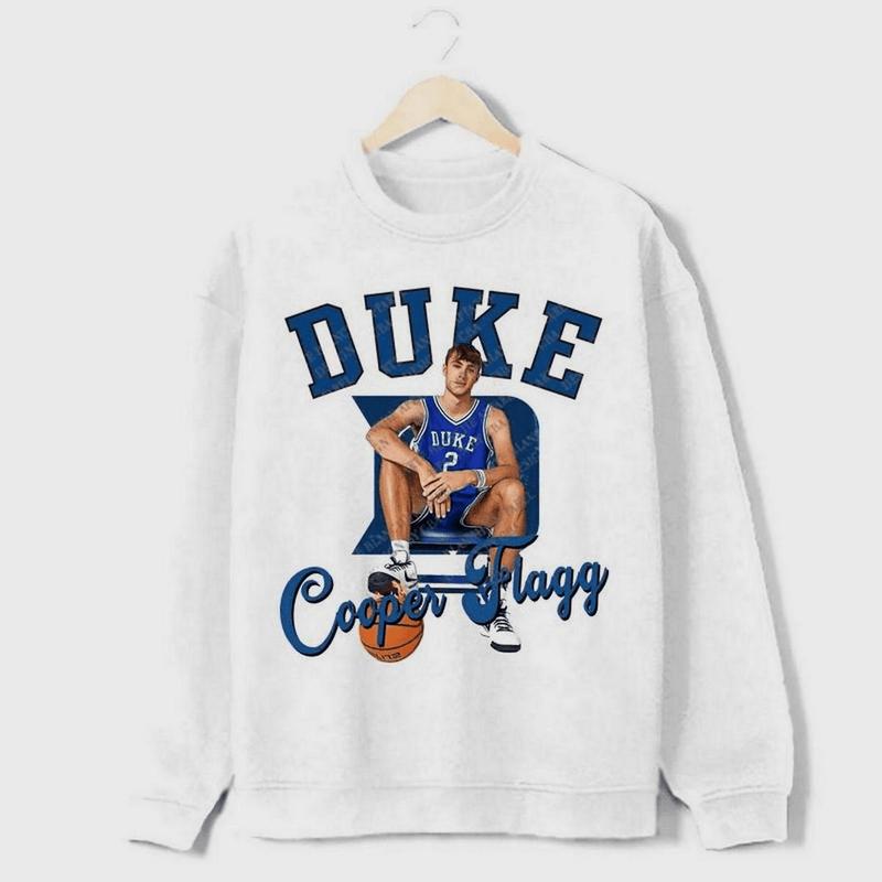 Cooper Flagg Rookie College Basketball Style Men T-Shirt Crewneck Cotton Premium Cotton Hoodies Classic Zip-Up Hoodie Ho Hoodied Comfy Hoodies