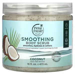 Petal Fresh Pure, Smoothing Body Scrub, Coconut, 16 oz (473 ml)