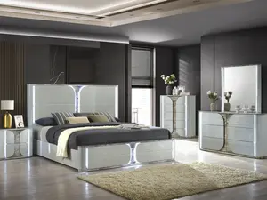 CLEBURNE Bed with LED Lights