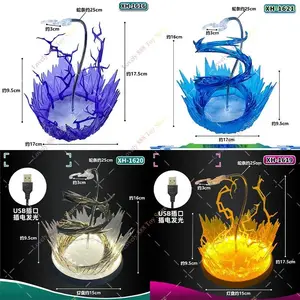 Lightning Explosion Special Effects Fit 6-inches Action Figure Model Doll Toys Cyclone Airflow Surrounding Snake Bar Bracket