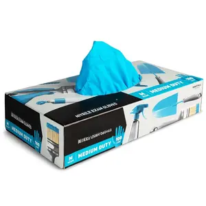 Disposable Gloves, Medium Duty, Large Size,  - For  Handling, , Cleaning, Gardening, Crafting -  Gloves, 100-Count