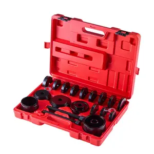 VEVOR Bearing Press Kit, 10+24 Pcs, 2 in 1 Ball Joint Press Wheel Bearing Puller Kit, Race and Seal Driver Set with 13 Bushings, C-Frame and Sleeves, Heavy Duty Removal Installation Set with Case