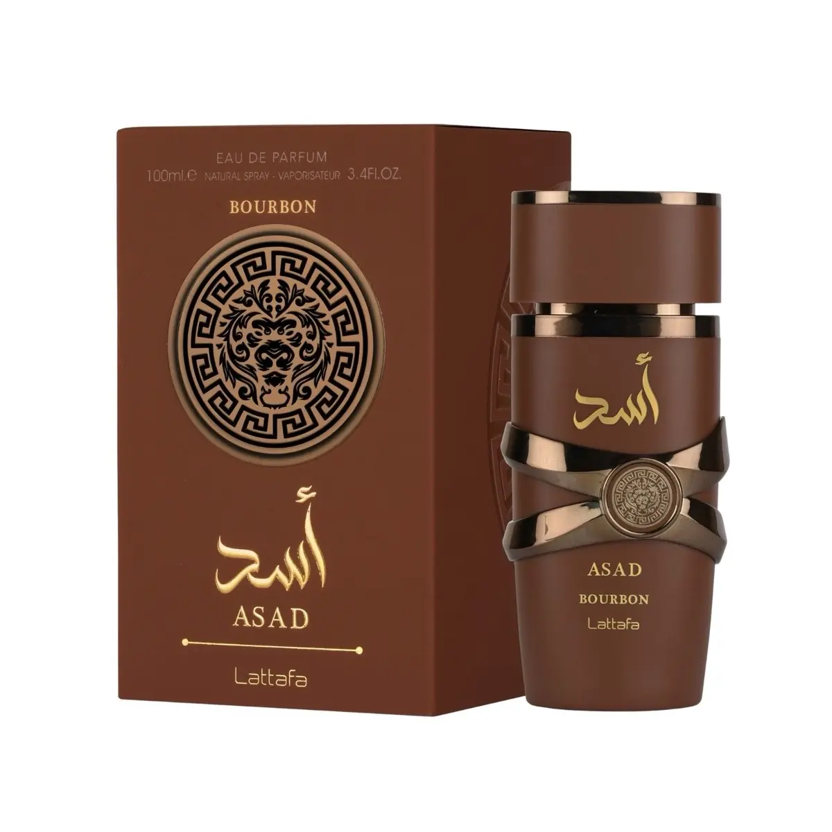Lattafa Asad Bourbon EDP Spray for Men 3.4 Fl Oz - Versatile Fragrance for Home or Office Use Lattafa Asad Bourbon EDP Spray for Men 3.4 Fl Oz - Versatile Fragrance for Home or Office Use