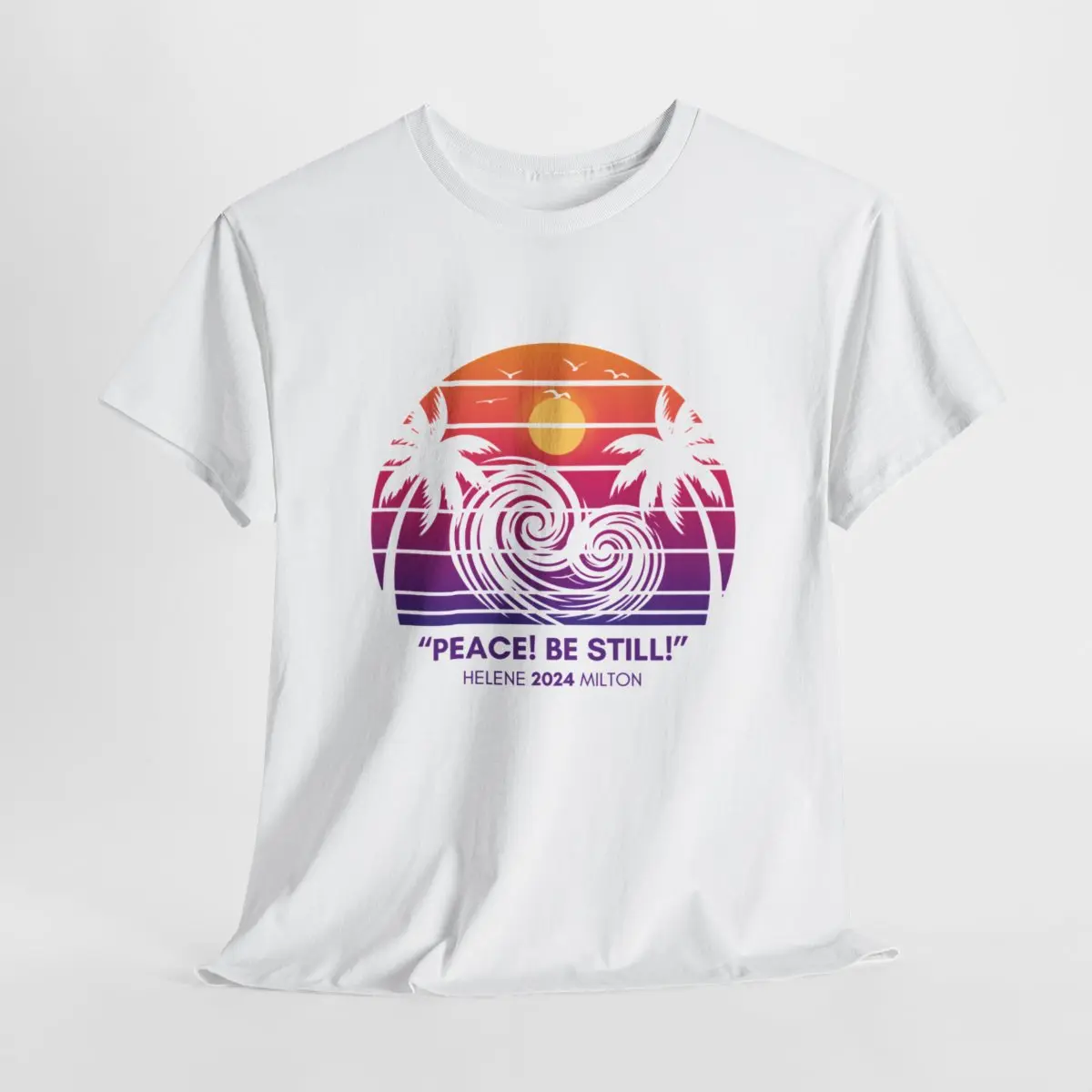 Hurricane Helene/Milton Relief Fundraiser T-Shirt, Unisex Cotton Tee, Charity Support Tee, Disaster Relief Shirt, Help Victims Shirt
