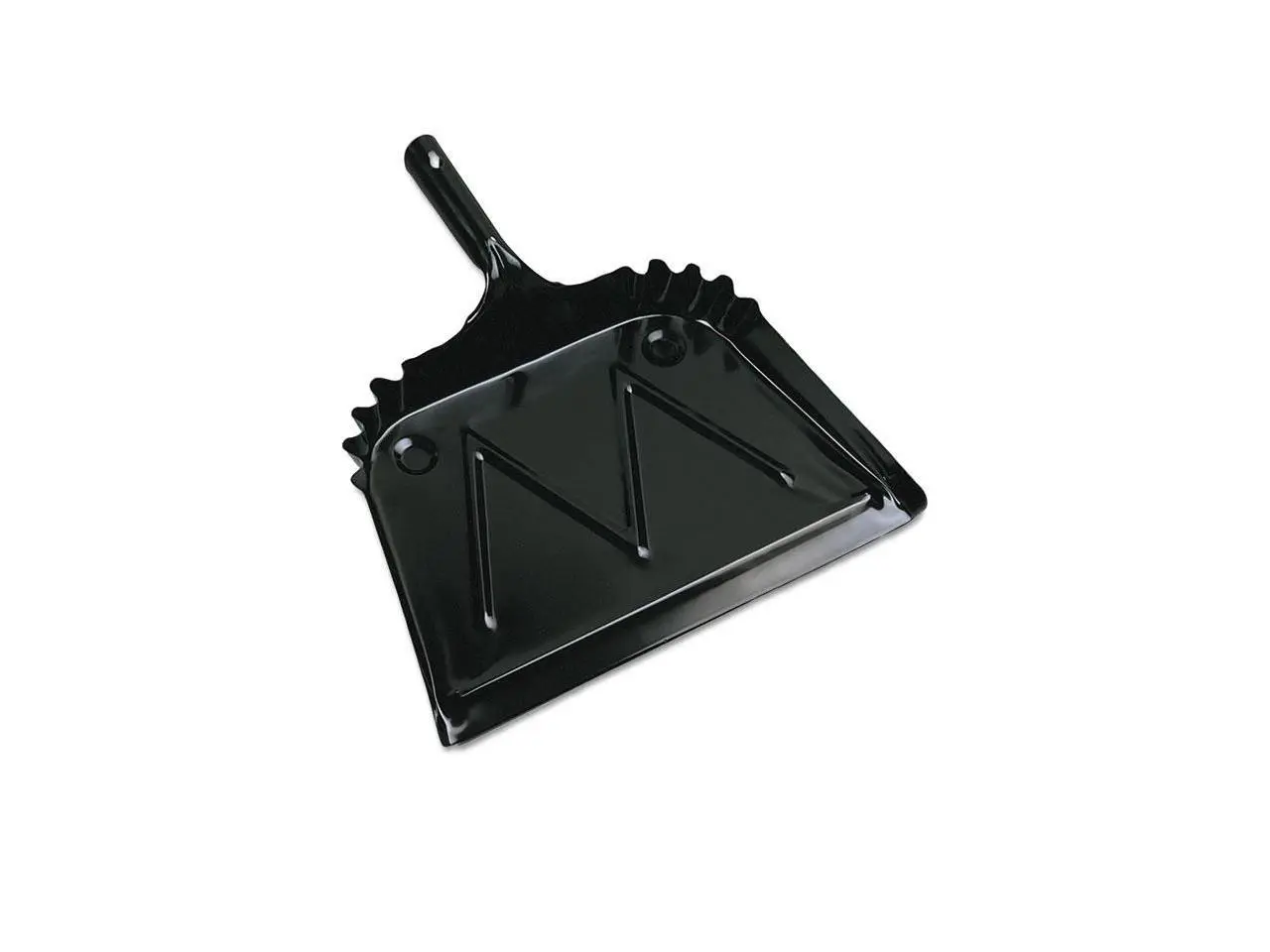 Boardwalk - 528147 - Metal Dust Pan, 12 Wide, 2 Handle, Black, 12/Carton Boardwalk - 528147 - Metal Dust Pan, 12 Wide, 2 Handle, Black, 12/Carton
