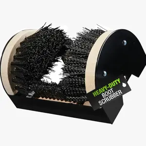 Boot   Durable Construction, Weatherproof, Hands-Free Outdoor Shoe Cleaner  Heavy Duty Boot Scraper for Mud, Dirt & Debris  Ideal for Work Shoes, Golf, Sneakers & Athletic Footwear