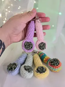 Best buds Keychain Customize Colors, comes with Sturdy Metal Clasp - Unique Gift or Quirky Accessory for Keys or Bags