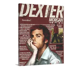 Dexter Morgan Born in Blood Canvas