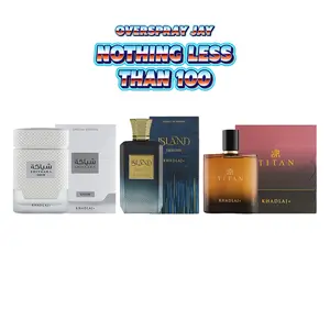OverSprayJay’s "Nothing Less Than 100 Sprays" Bundle for Unisex (Khadlaj Shiyaaka Snow – Khadlaj Island Dreams – Khadlaj Titan) | 100 ML – 3.4 Ounce Each | Fresh – Citrus – Amber – Woody Notes